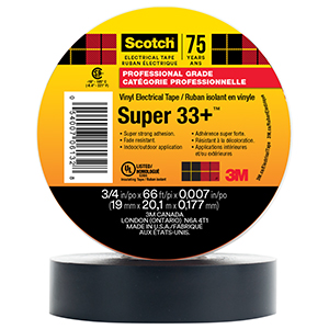 Scotch® Vinyl Electrical Tape Super 33+TM